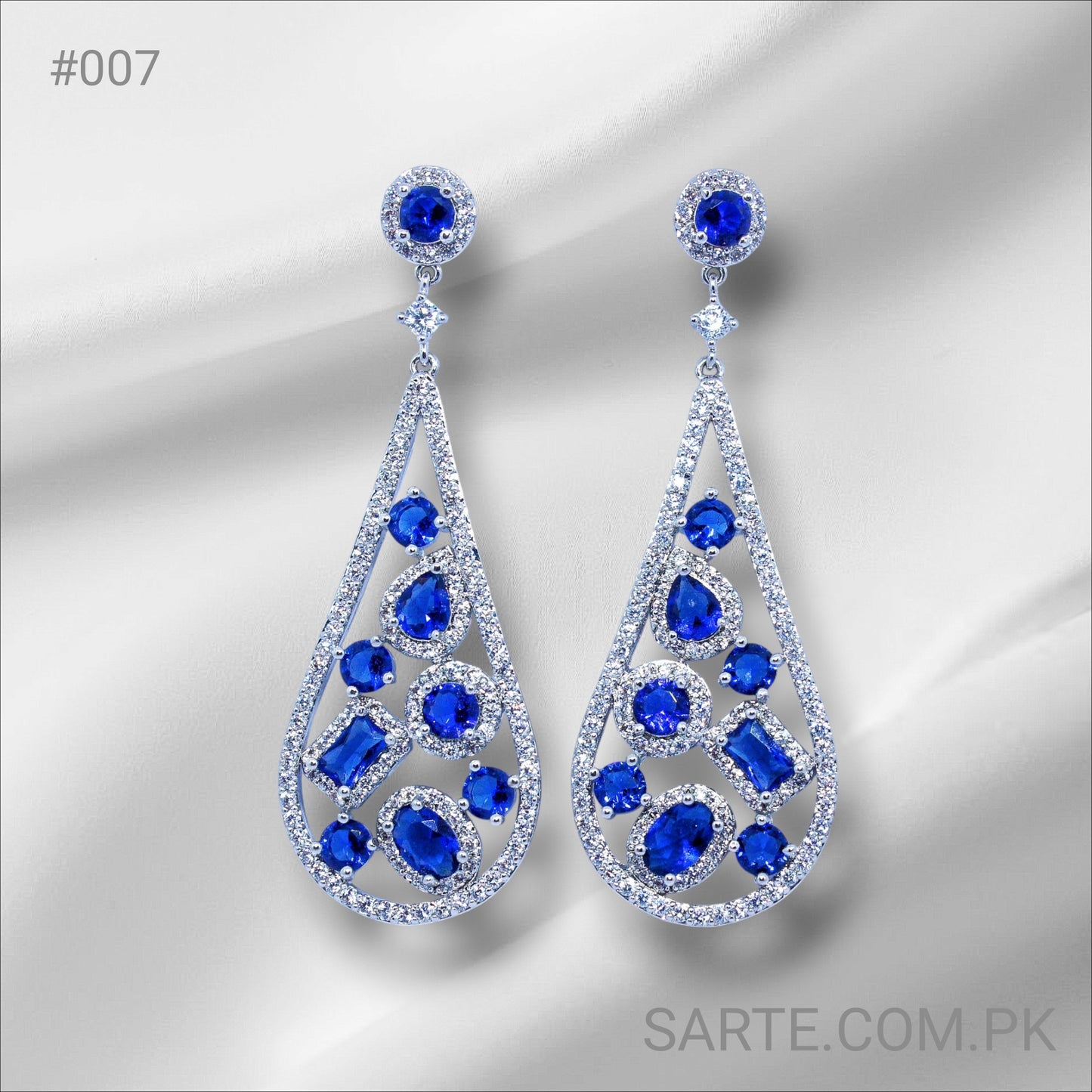 Apatite Chandelier Drop Earrings
