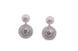 Dangle Radiant Diamond Shield CZ Crystal Earring