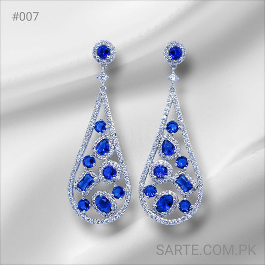 Apatite Chandelier Drop Earrings