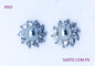 Cultured Button Pearl & White Cubic SLV